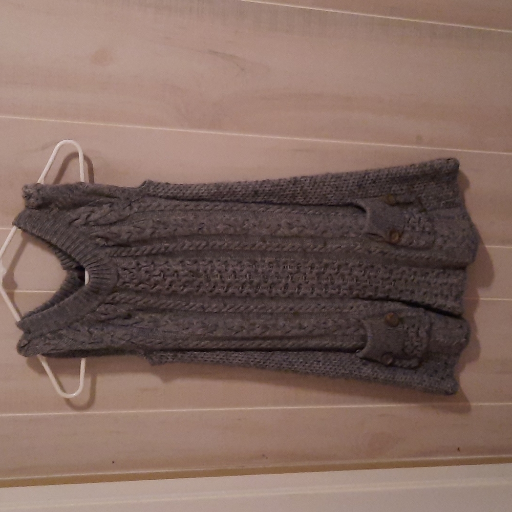 Grey Free People sweater dress